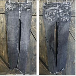 LA Idol Stitched Boot Cut Jeans - Size 1
